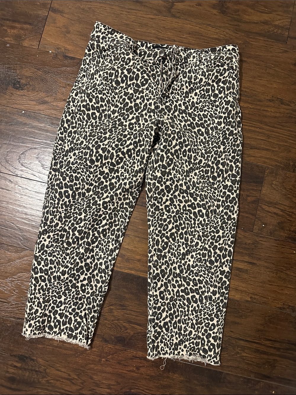 Sanctuary Cadence 90’s Straight Leopard print Jeans